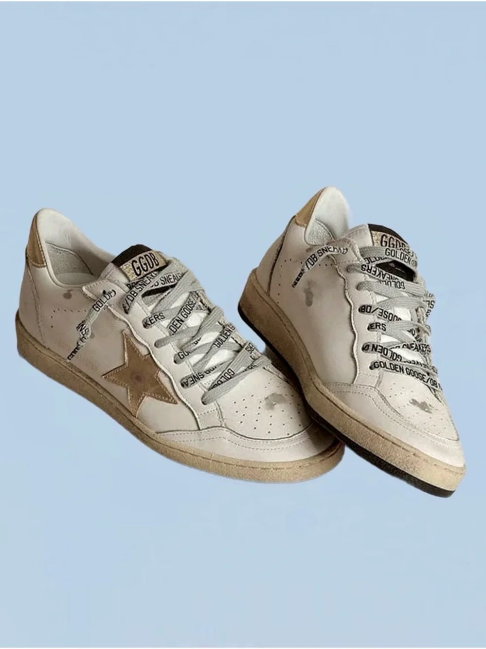 Women’s Golden Goose Ball Star with gold star and heel tab - Size 40 (US 9.5-10) - Picture 3 of 12
